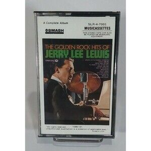 VTG Jerry Lee Lewis Golden Rock Hits New SEALED Cassette Tape CRC SLR-4-7001